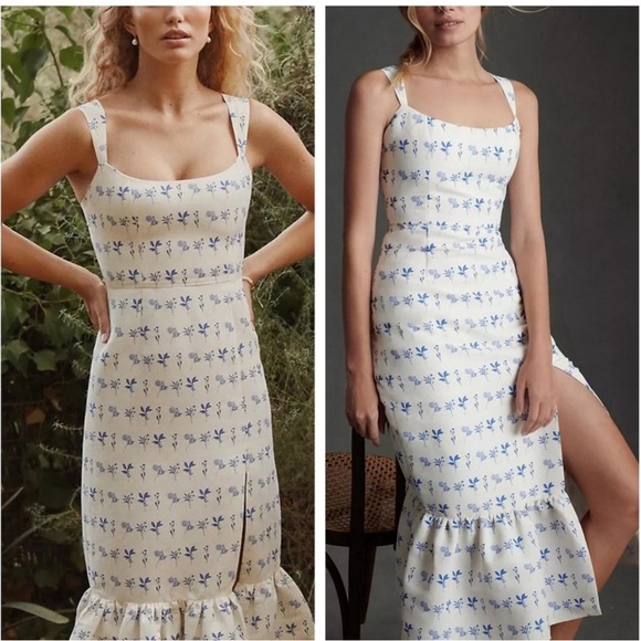 Gorgeous Sachin + Babi Eliza Chinoiserie Dress! Never worn! - Picture 2 of 4